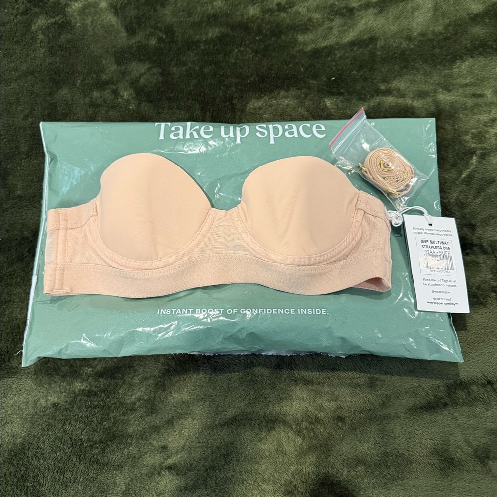 (Pepper) Women's Strapless Bra - Nude